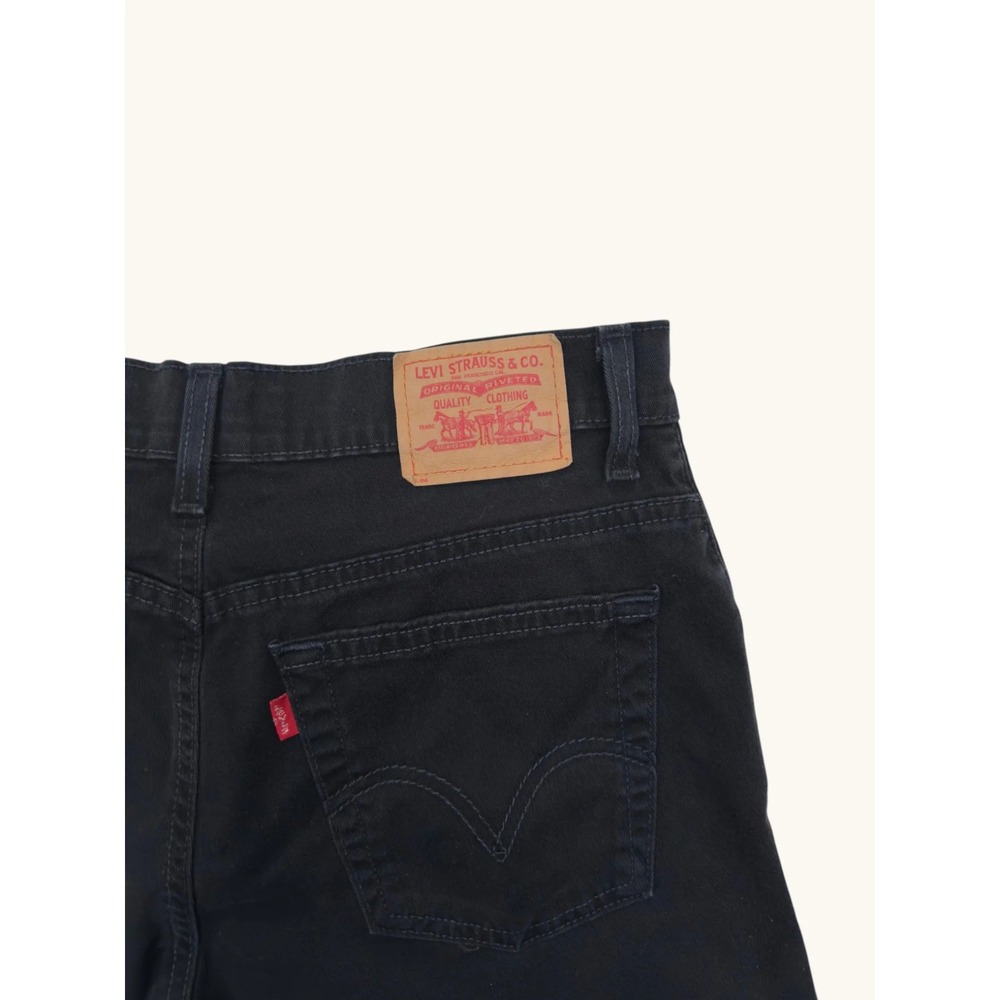 Levis Classic Jeans Stretch Black Cutoff Denim Shorts Women 10 MIS High Rise